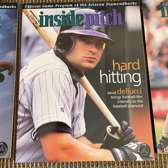 Inside Pitch Official 1998 Game Programs Arizona Diamondbacks Inaugrual Season - Picture 6 of 8